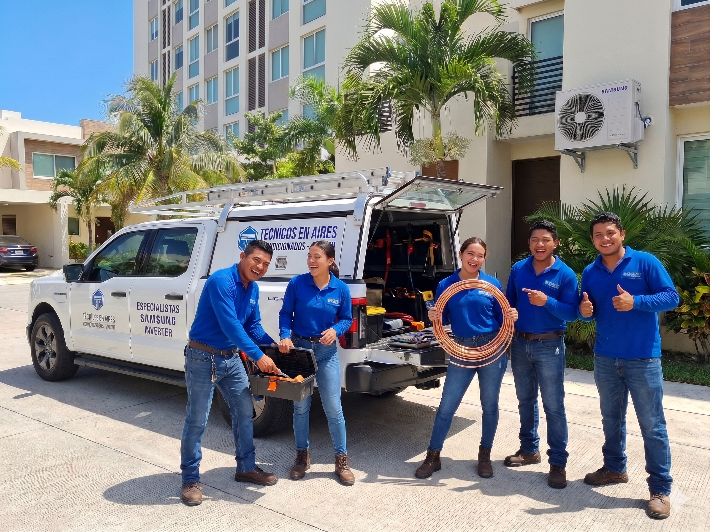 Equipo de técnicos de Climatización Pro